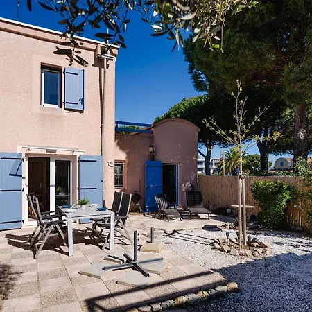3 Pieces Avec Grande Terrasse, Proche Du Grazel, 6 Pers, Parking Prive, Wifi Disponible - Fr-1-409-70 Villa Gruissan
